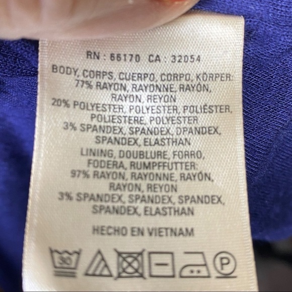 Anthropologie Maeve Dress Edisto Column Blue Stripe Sleeveless Midi Sz S - Picture 6 of 9